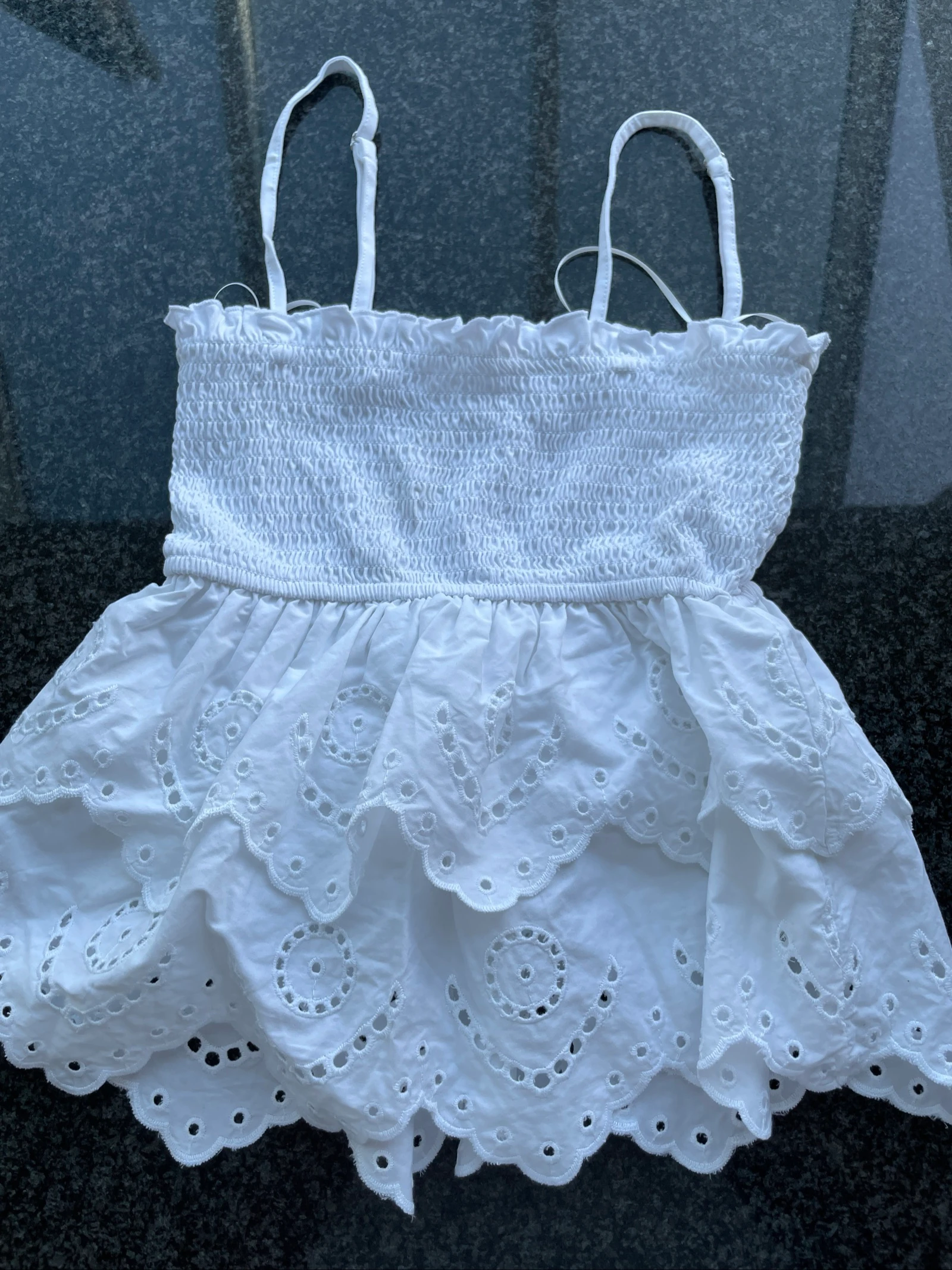 Top stradivarius blanc taille S 